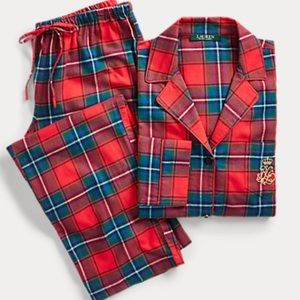 Ralph Lauren plaid pajama set